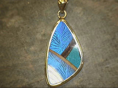 Lady's Medium Sterling Silver Pendant with Butterfly Wings - Various W