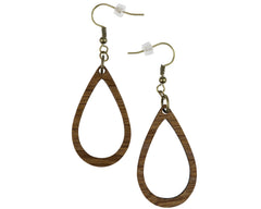 Wood Anna Earring