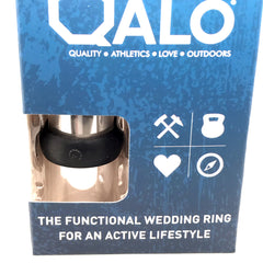 Men's Outdoors Black Silicone Ring. 9mm Wide. Ring Size 11.