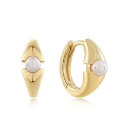 14KT Gold Plated Huggie Hoop Earrings