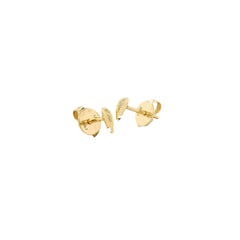 14k yellow gold earring tops and backs 1.0g