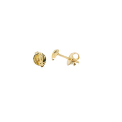 14k yellow gold earring tops and backs 1.0g