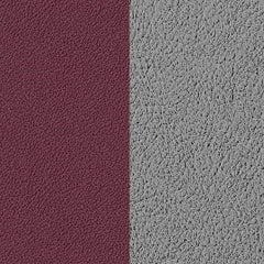 Cherry/Metal 25mm Bracelet Leather