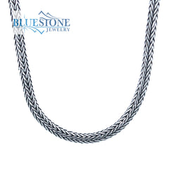 22" Sterling Silver Handwoven Snake Chain