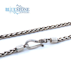 17" Sterling Silver Spiga Chain