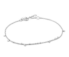 Sterling Silver with Rhodium Plating Bracelet