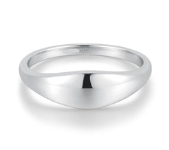 Sterling Silver Dome Ring- Sz. 6.25