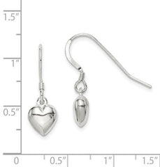 Sterling Silver Heart Earrings