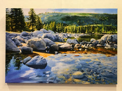 "Twin Lakes Mammoth Mountain" Limited Edition Giclee Print- 18.5 x 27 inches- by Michelle Courier