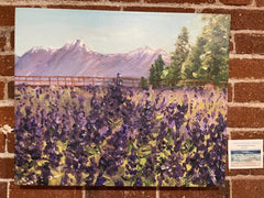 "Lupine at Gatekeepers Museum" Giclee Print- 18" x 21.5"- by Kelly Werner