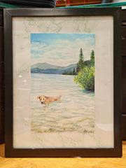 Framed Watercolor Print