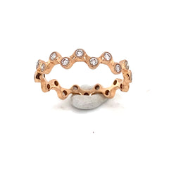 14 Karat White Gold Wedding Band