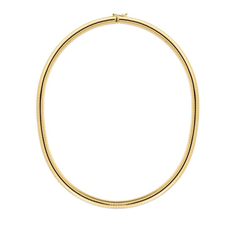 14K Yellow Gold 20 6mm Classic Omega with Box Lock