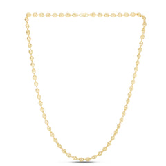 14K Yellow Gold 18 Puffed Mariner Chain