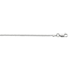 Sterling Silver 1.5mm Classic Box 20 Chain with Lobster Clasp