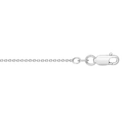 Sterling Silver 1.1mm Round Cable 20 Chain with Lobster Clasp