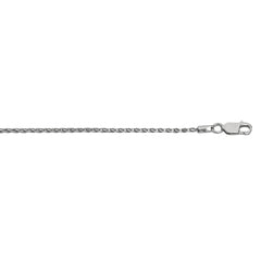Sterling Silver 1.5mm Diamond Cut Wheat 20 Chain with Lobster Clasp