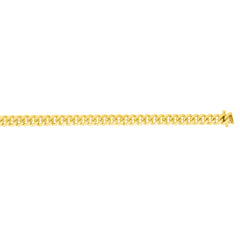 14K Yellow Gold 24 9.2mm Classic Miami Cuban Chain with Box Lock