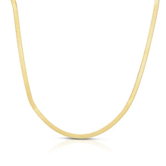 10K Yellow Gold 2.8mm Polished 20 Herringbone Chain