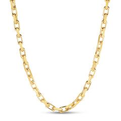 14K Yellow Gold 24 6.1mm French Cable Chain Necklace with Lobster Clasp