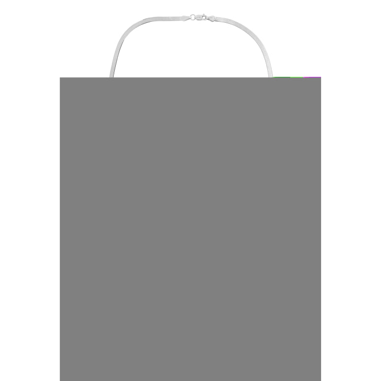 14K White Gold 16 2.8mm Imperial Herringbone Chain with Lobster Clasp