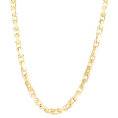 10K Yellow Gold 26 4.8mm French Cable Chain Necklace with Lobster Clasp