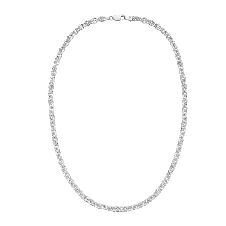 Sterling Silver 18 5.7mm Rolo Chain with Lobster Clasp