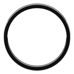14K White Gold 2.5 mm Flat Band Size 5.5