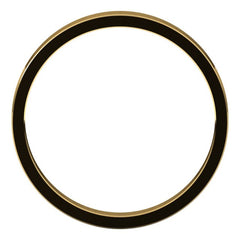 18K Yellow Gold 2.5 mm Flat Band Size 5