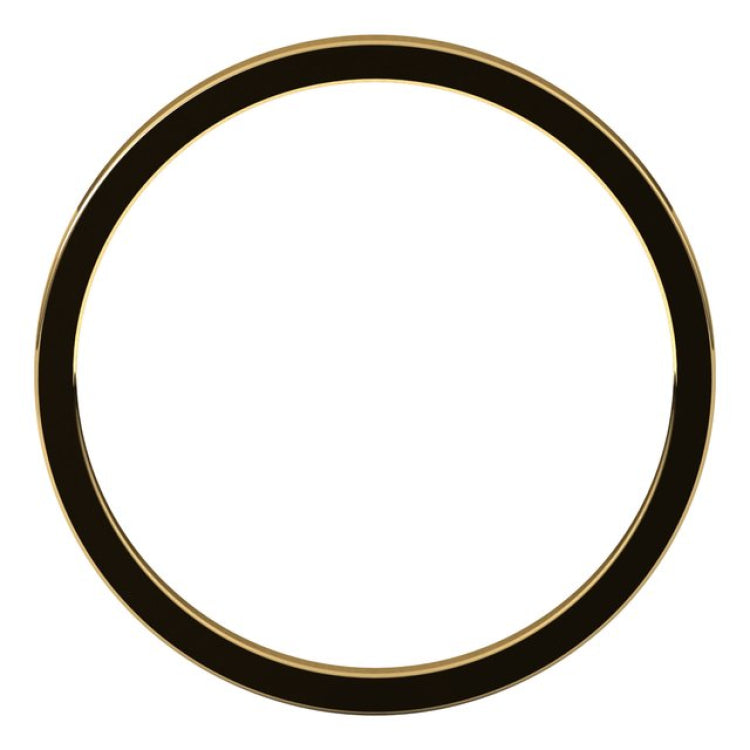 10K Yellow Gold 1.5 mm Flat Band Size 9.5