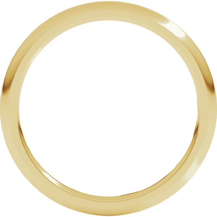 10K Yellow Gold 1.5 mm Comfort-Fit Half Round Band Size 5.5