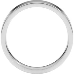 Platinum 5 mm Lightweight Comfort-Fit Flat Band Size 10