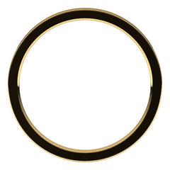 14K Yellow Gold 1.5 mm Flat Comfort Fit Light Band Size 7