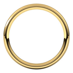 18K Yellow Gold 2 mm Comfort-Fit European-Style Band Size 4.5
