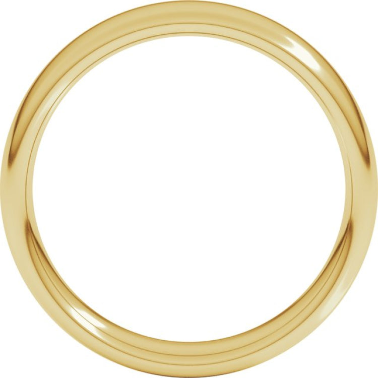 10K Yellow Gold 5 mm Comfort-Fit European-Style Band Size 8.5