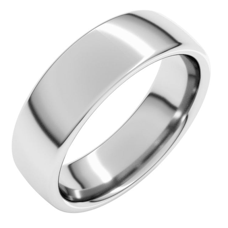 Continuum Sterling Silver 6 mm Comfort-Fit European-Style Band Size 8