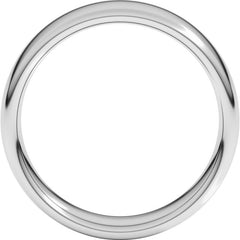 Sterling Silver 6 mm Comfort-Fit European-Style Band Size 9