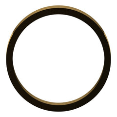 18K Yellow Gold 3.5 mm Flat Band Size 5.5