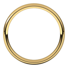 10K Yellow Gold 3.5 mm Comfort-Fit European-Style Band Size 7