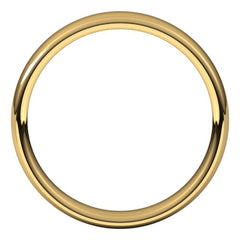 14K Yellow Gold 4.5 mm Comfort-Fit European-Style Band Size 7