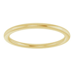 14K Yellow Gold 1.5 mm Comfort-Fit European-Style Band Size 5.5