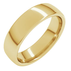 10K Yellow Gold 5.5 mm Comfort-Fit European-Style Band Size 10