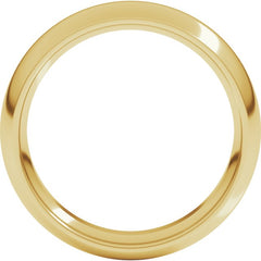 14K Yellow Gold 5.5 mm Comfort-Fit Half Round Band Size 10.5