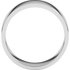 14K White Gold 7 mm Flat Band Size 13.5