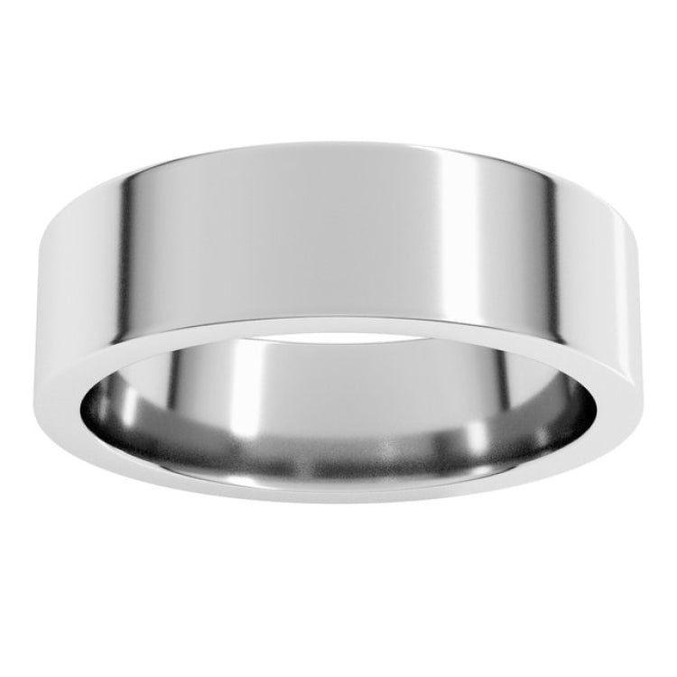 Continuum Sterling Silver 6 mm Comfort-Fit Flat Band Size 10
