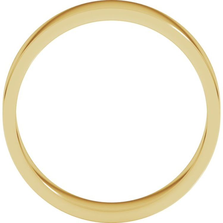 10K Yellow Gold 5 mm Flat Band Size 11