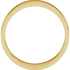 10K Yellow Gold 5 mm Flat Band Size 9