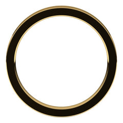 14K Yellow Gold 2.5 mm Comfort-Fit Flat Band Size 11
