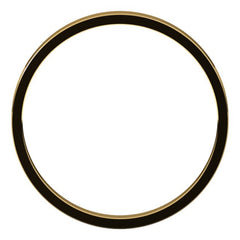 14K Yellow Gold 2 mm Ultra-Lightweight Flat Band Size 4