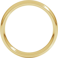 10K Yellow Gold 4 mm Comfort-Fit European-Style Band Size 6.5